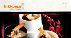 Desktop Screenshot of kikkoman.com.au